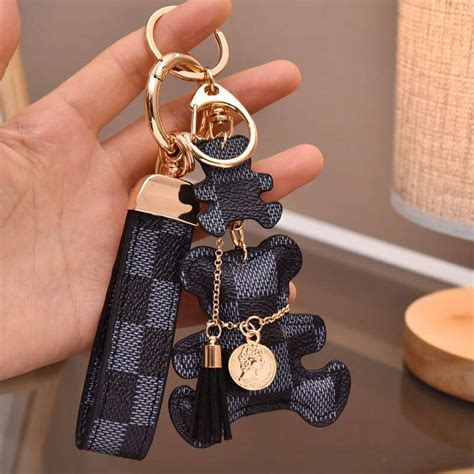 louis vuitton bear keychain price|authentic Louis Vuitton key chains.